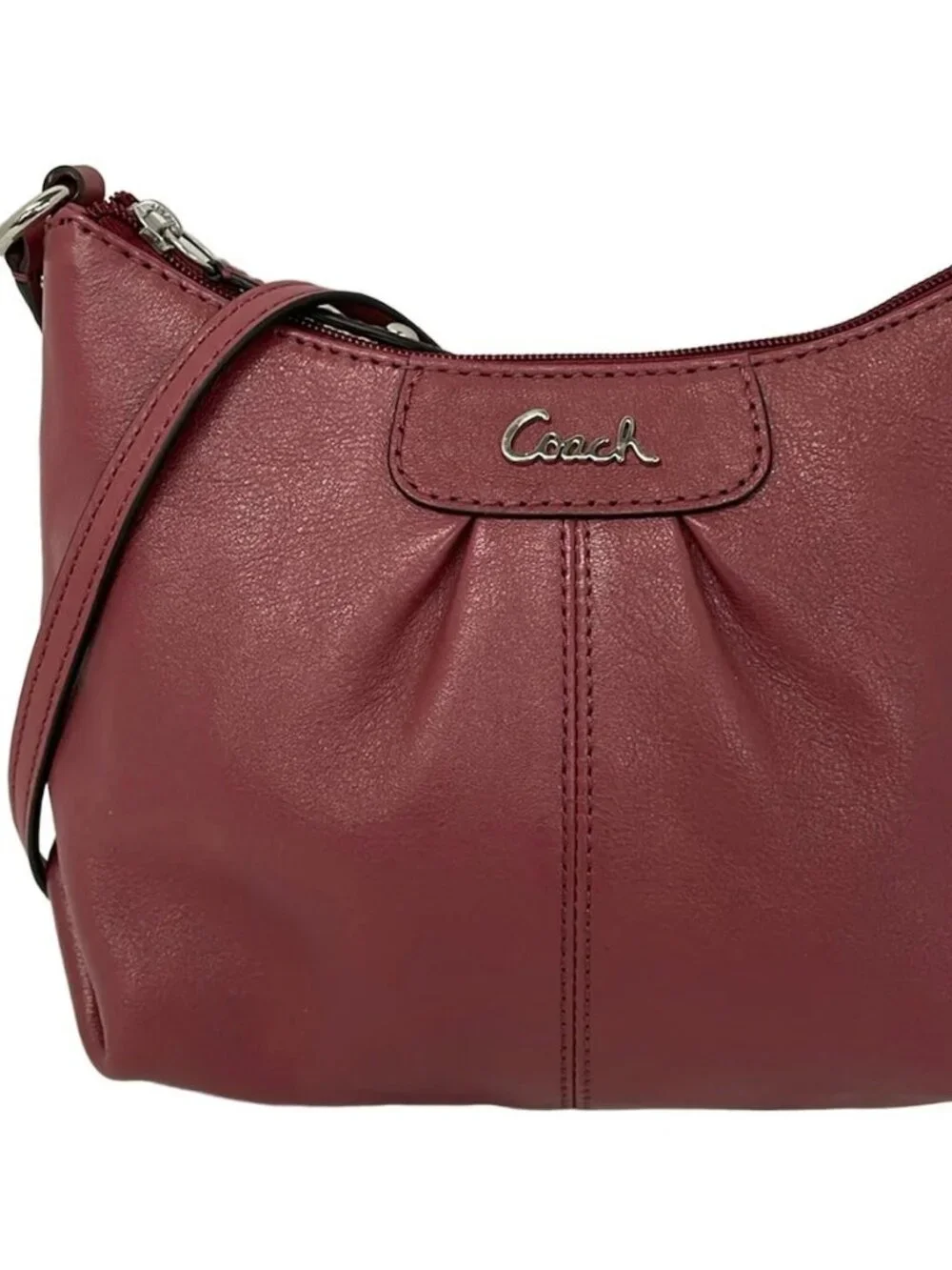 COACH Pink Leather Shoulder Bag